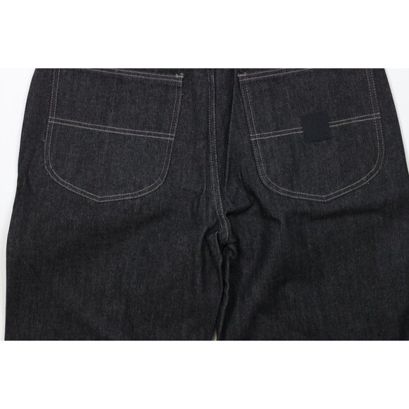 Deadstock Vintage 90s Marithe Francois Girbaud Mens 32 Baggy Denim Shorts Black - Picture 11 of 14